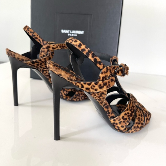 NEW AUTHENTIC SAINT LAURENT TRIBUTE SANDALS - Picture 11 of 16